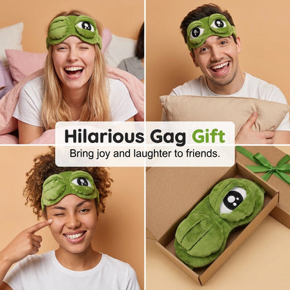 🐸40% OFF!💤Soft Funny Frog 3D Sleep Mask